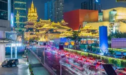 《上海南京西路 LED 地标屏》的特色图片